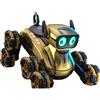 No RC Stunt Drift Robot Dog Giocattolo Telecomandato con Musica Leggera e 8 Ru5565