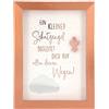 Depesche 11626-018 - Cornice portafoto con scritta in lingua inglese Love, 12 x 9 x 1 cm, in bronzo, 6 x 9 x 1,9 cm