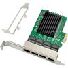No RJ-45 Adattatore per Server Ethernet a 4 Porte Scheda di Rete Gigabit Inter1042