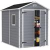 Keter Casetta da Giardino, Manor 6x8 Grigia 185,8 x 236,8 x 227H cm