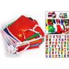 Itian 100 Bandiere Bandiera Collezione per Tifosi di Calcio Rugby