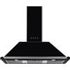 SMEG KT100BLE CAPPA ASPIRANTE DECORATIVA A MURO VICTORIA 100CM NERA