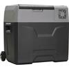 HOMCOM Frigo Piccolo per Auto da 50L in Alluminio e Plastica Grigio