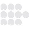 Coprisedile WC coprivite tappo in plastica impermeabile colore bianco varie misu