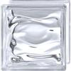 BORMIOLI ROCCO Vetromattone Ondulato Modello Agua Diffusione Luminosa 190 x 190 x 80 mm