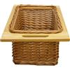 MONSTERSHOP Cestelli Estraibili in Vimini per Cucina Cassetti Organizzazione Credenza Cesto