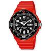 Casio Orologio Uomo CASIO MRW-200HC-4BVDF Silicone Rosso Nero Sub 100mt