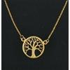 Luviamet Pendente Con Catena Oro 18K 750 Mls. Albero Della Vita 13,6 Mm