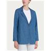 Ragno Blazer Ragno donna over destrutturato in Light Denim DN18GA Delave'