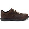 Frau Scarpe Frau uomo sneaker casual vintage in pelle 27E3 Marrone