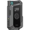 USAMS Power bank USAMS Jumpstarter da 8000 mAh con torcia integrata, colore nero.
