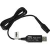 vhbw Cavo di carica per Philips RQ320 RQ328 RQ330 RQ331 RQ338 RQ350 RQ311 RQ312 120cm