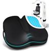Cuscino Ergonomico per Sedia, Cuscino in Schiuma Di Memoria E Gel Premium Con Ba
