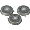 vhbw 3x Set di testine per Philips HQ8253 HQ8255 HQ8261 HQ8241 HQ8260 HQ8250 rasoio