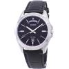 Casio Analogico Nero Quadrante Pelle cinghia MTP-1370L-1AVDF Orologio da uomo