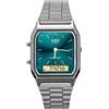 Casio Orologio Casio Vintage al quarzo casual Verde Quadrante AQ-230EGG-3A unisex