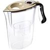 Laica Carmen Tosca Caraffa Filtrante per il trattamento dell'acqua J35HB, colore crema/bordeaux
