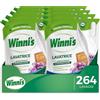 Winni's - Detersivo Lavatrice Ipoallergenico Ecoformato, 264 Lavaggi, con Smacchianti Naturali da Biofermentazione, Fragranza Aleppo e Verbena, Con Materie Prime Vegetali, 1485 ml x 8 Confezioni