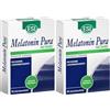 ESI - Melatonin Pura Retard, Integratore Alimentare di Melatonina a Rilascio Prolungato, Senza Glutine e Vegan, Favorisce il Sonno e Contrasta i Risvegli Notturni, 90 Microtavolette (Confezione da 2)