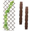 Relaxdays Grigliato in Legno per Rampicanti, 180x90 cm, Set 3 Tralic ntHO