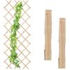 Relaxdays Grigliato in Legno per Rampicanti, 180x90 cm, Set 3 Tralic HhtD