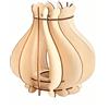 Vaso puzzle floreale in legno stile artigianale materiale legno alta qualità