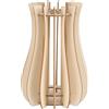 Vaso puzzle floreale in legno stile artigianale materiale legno alta qualità