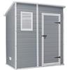 Keter - Casetta Manor Pent 6 X 4 Grigia in Resina 183 X 111 X 200 Cm