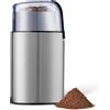 Amazon Basics Macinacaffè Elettrico in Acciaio Inossidabile, Macinino Caffè Elettrico Acciaio