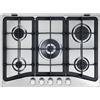 De Longhi Piano Cottura 5 Fuochi a Gas 70 cm Inox Professional PFI 57 GH De Longhi