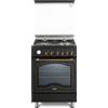 De Longhi Cucina a Gas 4 Fuochi Forno Ventilato 69L 60cm Antracite PEMA 664 CLSG DE LONGHI