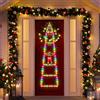 SIVQIKE 98 Luci LED Fiabesche Babbo Natale 0.8M, Striscia Luminosa Natalizia con