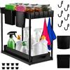Generico Organizer Sottolavello Cucina Bagno con Cassetti Estraibili Porta Detergenti e