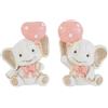 Subitodisponibile 12 PZ Calamita ELEFANTE elefantino ROSA in resina 5.5 cm BOMBONIERA 1EDN