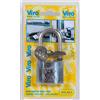 Viro Lucchetto ottone con 2 Chiavi Larghezza 50 mm / Arco 49 mm - 575.49 Mare Viro