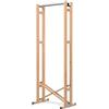 Foppapedretti Stand appendiabiti pieghevole Ruote legno Naturale 415303 Snake 60 Foppapedretti