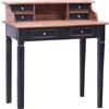 vidaXL Scrivania con Cassetti 90x50x101cm Massello di Recupero Diversi Colori vidaXL
