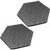 STP CRYSTAL BASS BOOSTER Pannello Insonorizzante Esagonale 2pz 190x220x15mm