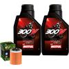 Motul/Hiflo Tagliando Olio Motul 300V 15W60 Per Can-Am800 SSV Maverick Base DPS T2B�2019