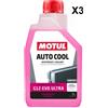 Motul Auto Cool G12 Ultra Evo Liquido Refrigerante Puro Rosa Volkswagen 3 Litri