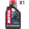 Motul 3000 20W50 Road V-Twin MA2 Jaso T903 Olio Motore moto Minerale 1 Litro