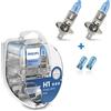 Philips Kit Lampade Philips Whitevision Ultra 4200k 12v H1 55W + Coppia Lampade T10