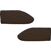 F-Core SET PANNELLI PORTA PORTIERE ECOPELLE MARRONE MERCEDES ACTROS MP2 - MP3 2003>2010