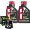 Motul Kit Tagliando Olio Motul 5100 10W30 Per Kawasaki ZXR250 C1 C2 C3 D1�1991>1993