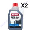 MOTUL 2 Litri Liquido Antigelo Radiatore Blu Concentrato Motul Auto Cool Expert Ultra