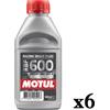 MOTUL RBF 600 FACTORY LINE DOT 4 Olio per Freni e Frizioni Idrauliche 6x 500ml