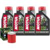 Motul Kit Tagliando Olio Motul 5100 10W30 + Filtro Per Moto Morini 1200 Sport 2006>