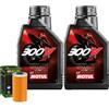 Motul Kit Tagliando Olio Motul 300V 15W50 + Filtro Per Ural 750 Gear Up�2010>2013