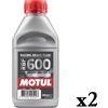 MOTUL RBF 600 FACTORY LINE DOT 4 Olio per Freni e Frizioni Idrauliche 2 X 500ml