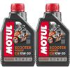 Motul 2 Litri Olio Motul Scooter Power 4T 10W30 MB API SM SN SL MO33MOT170 JASO T903